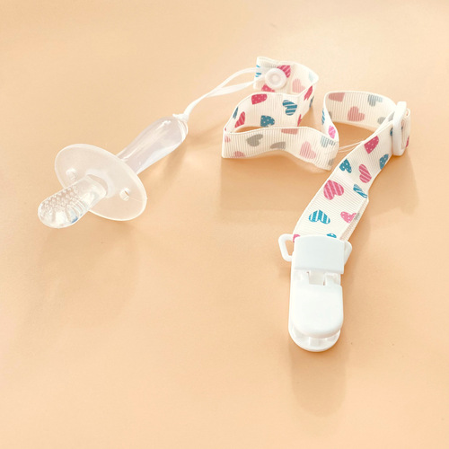 Baby silicone teething stick, toddler teething stick, strap, grinding teeth stick, baby nipple holder, nipple strap, stroller strap