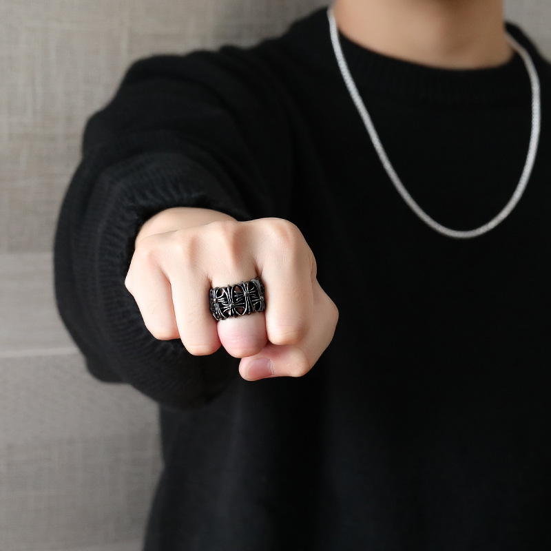 ring for men and women hip-hop style