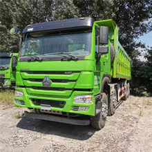 375马力矿用工程车 豪沃后八轮自卸车出口 右驾驶舱渣土车厢货车