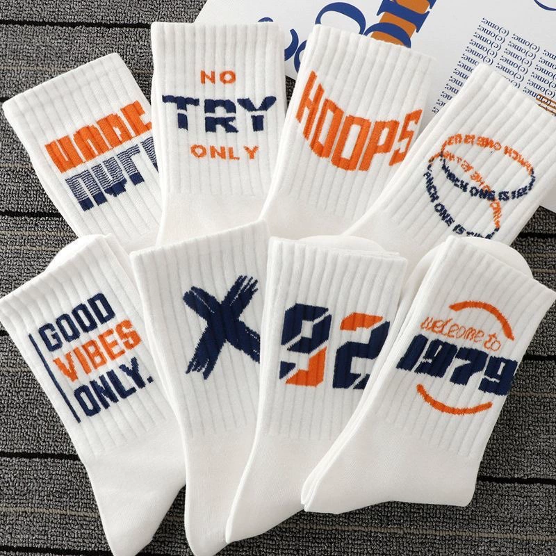 Носки мужские дикие вонючие Rs модные мальчики спортивные осенние и зимние новые пары мужские баскетбольные носки оптом