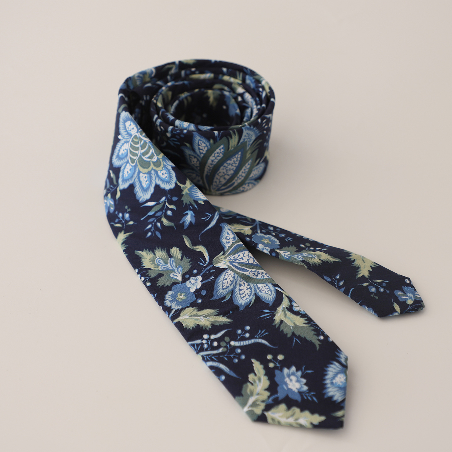 Vintage bomullsslips med tryck, unisex för semestern_voghion.com