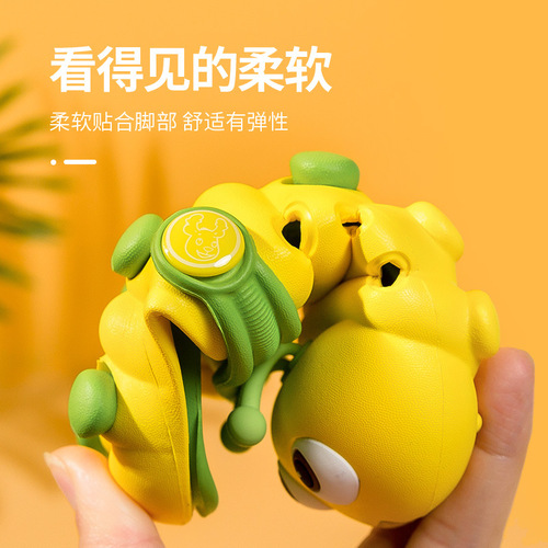 Fawn Millie Children's Crocs Summer New Caterpillar Cute Cartoon Breathable Soft Soled Baby Sandals