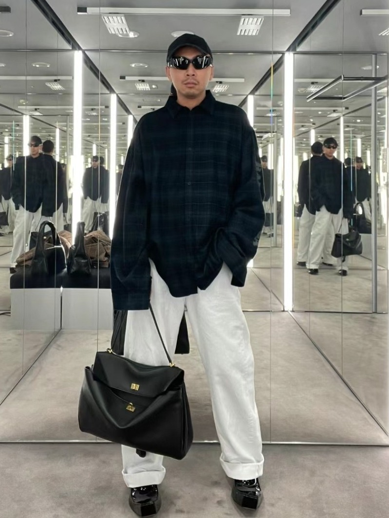 【超A高品】B家ロデオソフト牛革トートバッグ大容量ロックシングルショルダーカジュアル通勤バッグ