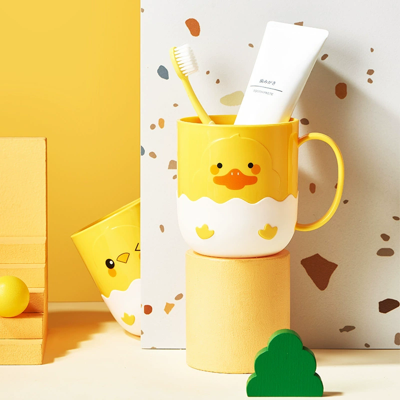 Мультяшная детская полоскалка B.Duck с милым ртом, зубная щетка для учащихся младшей школы, увеличенная толщина