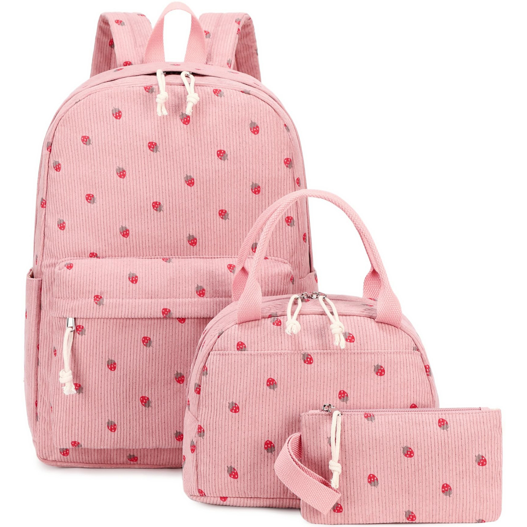 Nuevo estilo transfronterizo mochila de tres piezas estilo ins estilo coreano estilo universitario escuela secundaria escuela primaria mochila ligera mujer