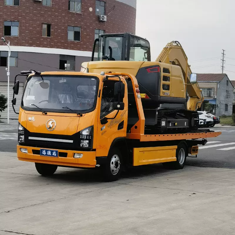 厂家直供蓝牌陕汽迅猛龙清障车道路交通救援车施救车拖车可上牌