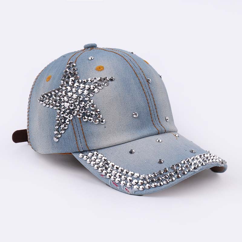 사이드 드릴 다섯개 별 라이트 블루