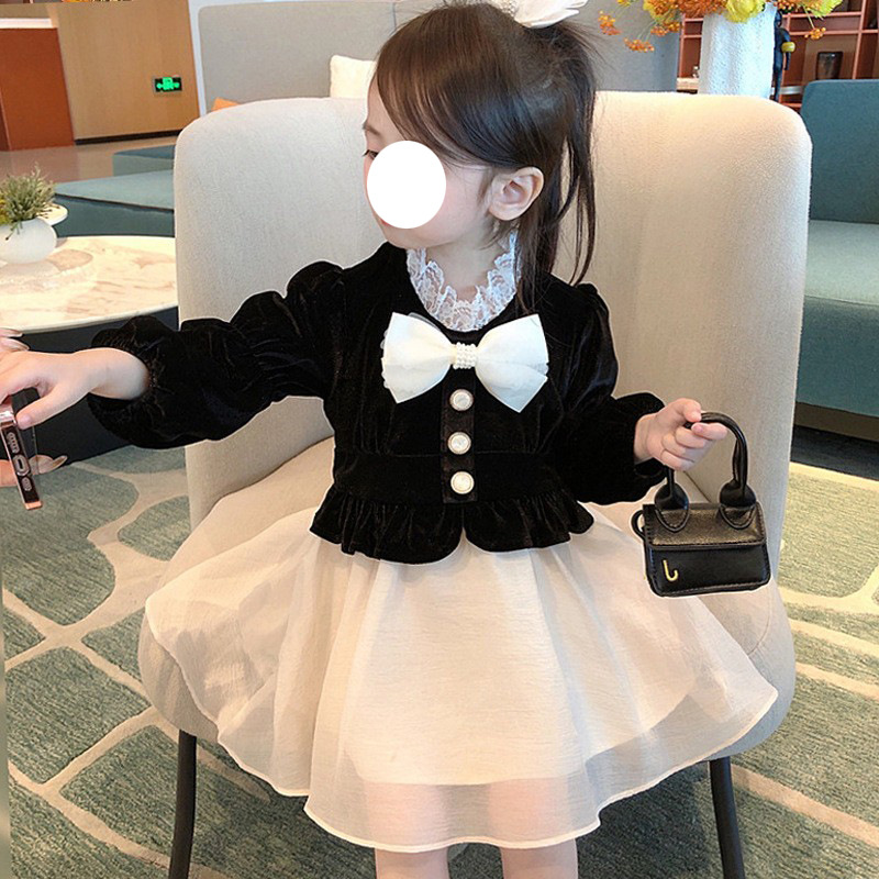 New style dress girls in autumn, trendy trendy. Children's clothing for spring and autumn. Little_voghion.com