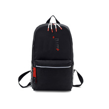 新款拼接撞色男士双肩包男女同款潮牌旅行包印花字母logo运动背包