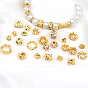 �~����18k��ɫ��ʯ����ִ�����������ֹ�DIY�Ʒ���C45