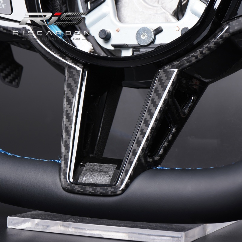 CS full leather blue label carbon frame 5au steering wheel compatible with BMW G20G30G05G01G22G11 vibration heating ACC