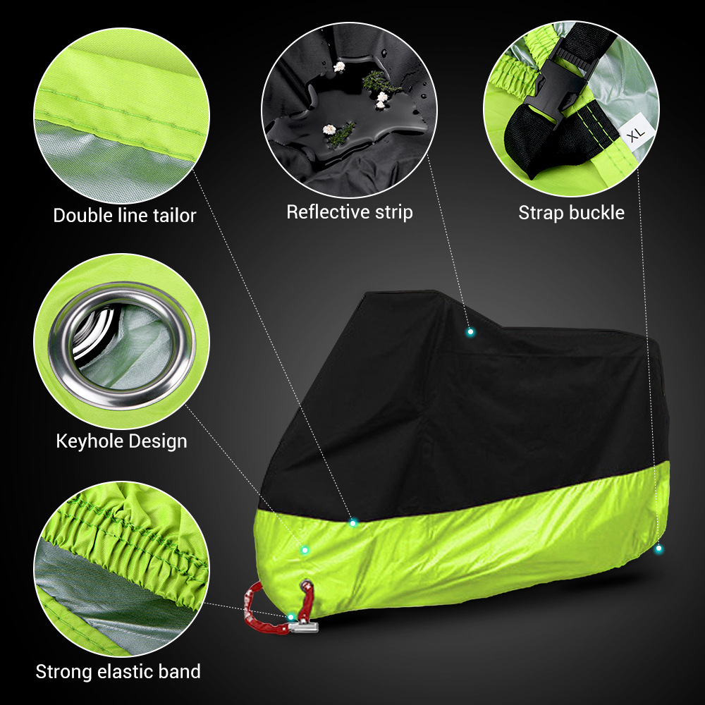 Ropa de protección solar transfronteriza cubierta de motocicleta gruesa cuatro estaciones universal multicolor vehículo eléctrico a prueba de lluvia y polvo ropa de motocicleta image 15