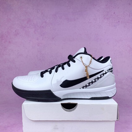 Cross-Border Pure Original Kobe4 Mamba Black and White Foreign Trade Men's Sports Shoes Basketball Shoes Running Shoes 2026 European Shoes
