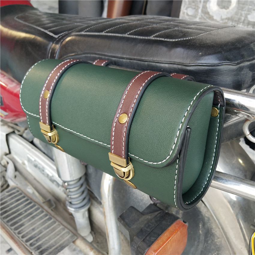 Retro bicicleta cabeza y la cola bolsa de sillín de bicicleta eléctrica Scooter Eléctrico bolsa colgante bolsa de manillar bolsa de la motocicleta