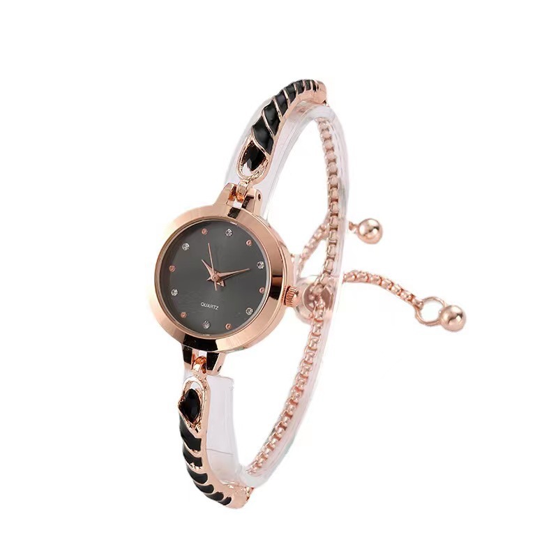 Cute Sweet Solid Color Jewelry Buckle Quartz Women's Watches display picture 17