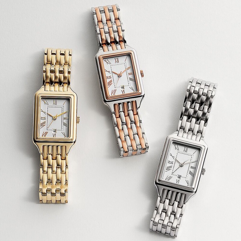 Fs Fossil Watch Square Steel Band Women's Watch Square Quartz Watch Es5220/Es5221/Es5271/Es5368 Fs Fossil Watch Square Steel Band Women's Watch Square Quartz Watch Es5220/Es5221/Es5271/Es5368