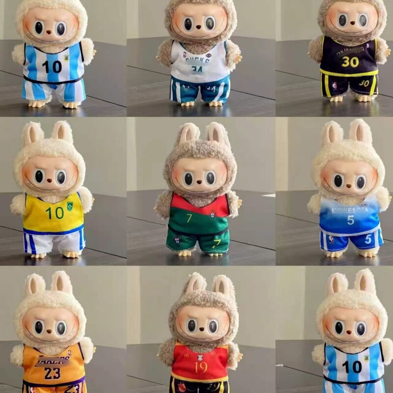 Suitable for Labu Baby Clothes 17cm Labu First and Third Generation Doll Doll Dress-Up Jersey Cloth Cloth Clothes Wholesale Suitable for Labu Baby Clothes 17cm Labu First and Third Generation Doll Doll Dress-Up Jersey Cloth Cloth Clothes Wholesale