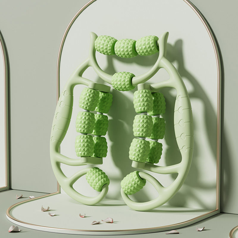 Rodillo de masaje circular transfronterizo para piernas, rodillo de espuma para piernas grandes y pequeñas, ayuda para la relajación muscular de yoga