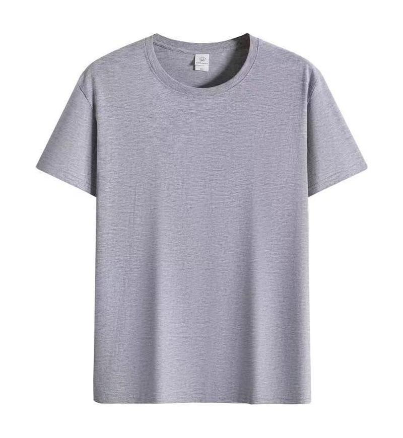 Tiger 180G peinado algodón de cuello redondo T-shirt de manga corta impresión de verano coreano ropa de trabajo de hombres y mujeres camisa publicitaria personalizada