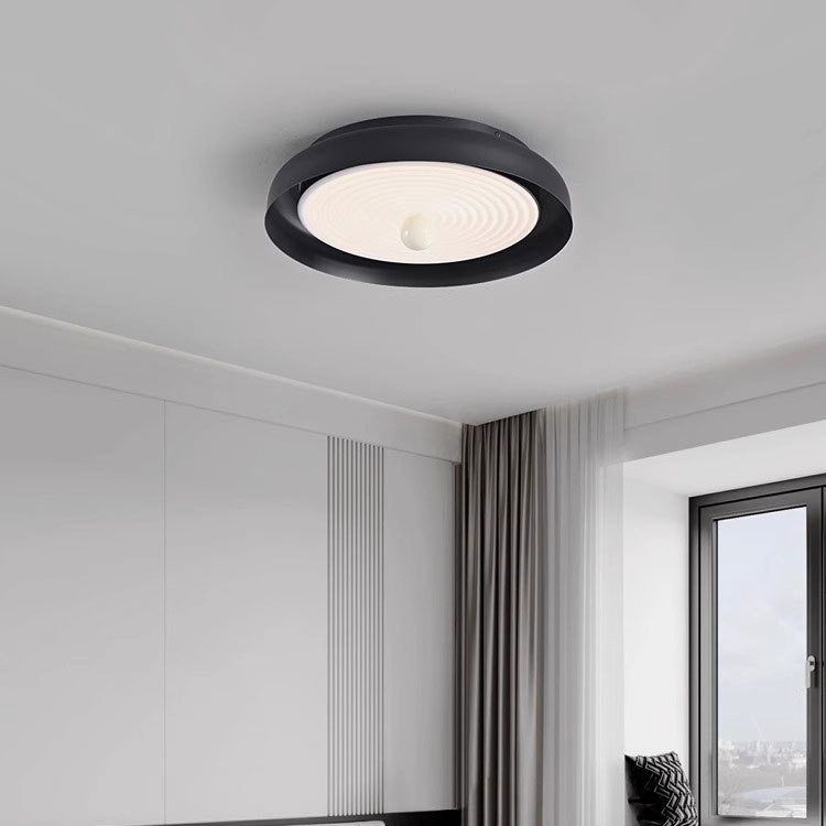 Lámpara de techo de dormitorio minimalista de estilo italiano, protección ocular, espectro completo, dormitorio principal, sala de estudio, sala de estar, lámpara creativa nórdica simple y moderna