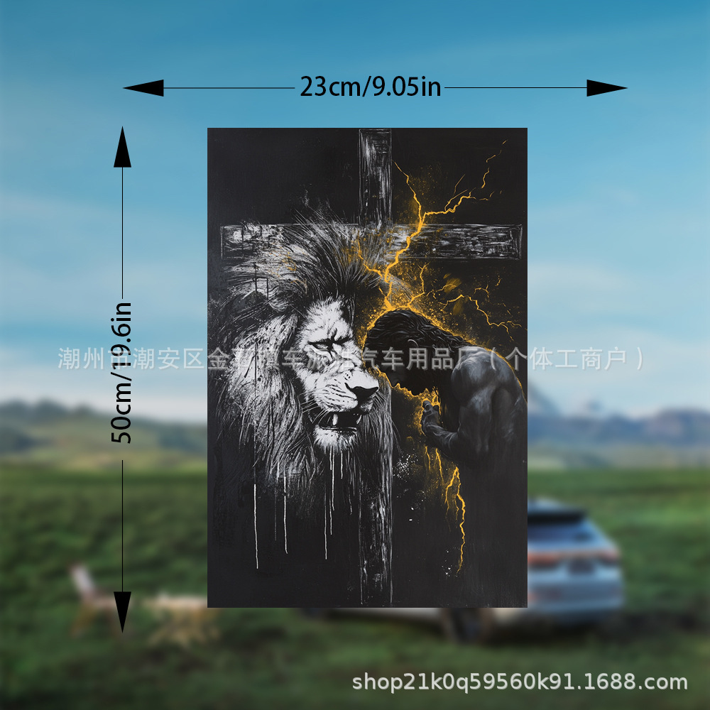 새로운 B 필러 스티커 쌍 세트 BZ023