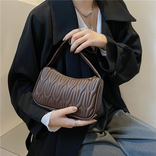 French Mini Bag Women  Autumn New Trendy Fashion Single Shoulder Small Square Bag Hand-held Casual Handbag
