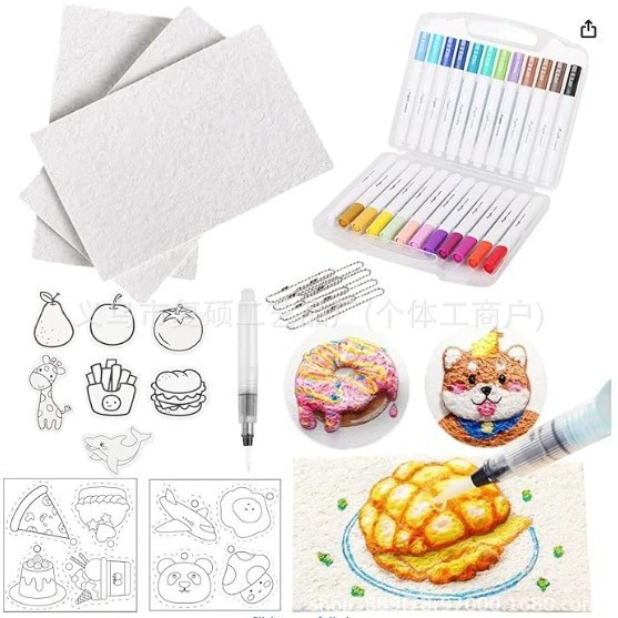 Magic Puffy Paint Amazon новый волшебный пушистый пигмент пушистый бумага diy кисть