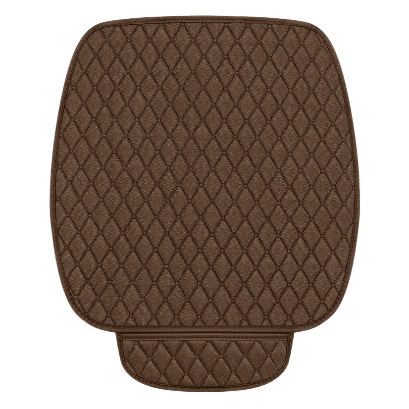 Cojín del asiento del coche cojín del asiento de lino cojín del asiento trasero del coche de tres piezas cuatro estaciones cojín del asiento universal tapa de la cabeza del asiento del coche