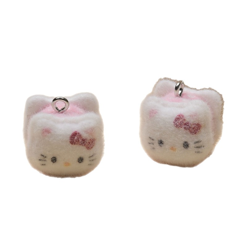 猫ペンダント樹脂植毛立体漫画かわいい DIY バッグペンダント携帯電話チェーンアクセサリー材料卸売|undefined