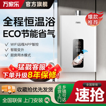 万家乐燃气热水器天然液化气家用TP1智能变升节能强排12L13/16升