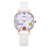 Cartoon cute strawberry, quartz watch for elementary school students for leisure, 2023 collection, wholesale