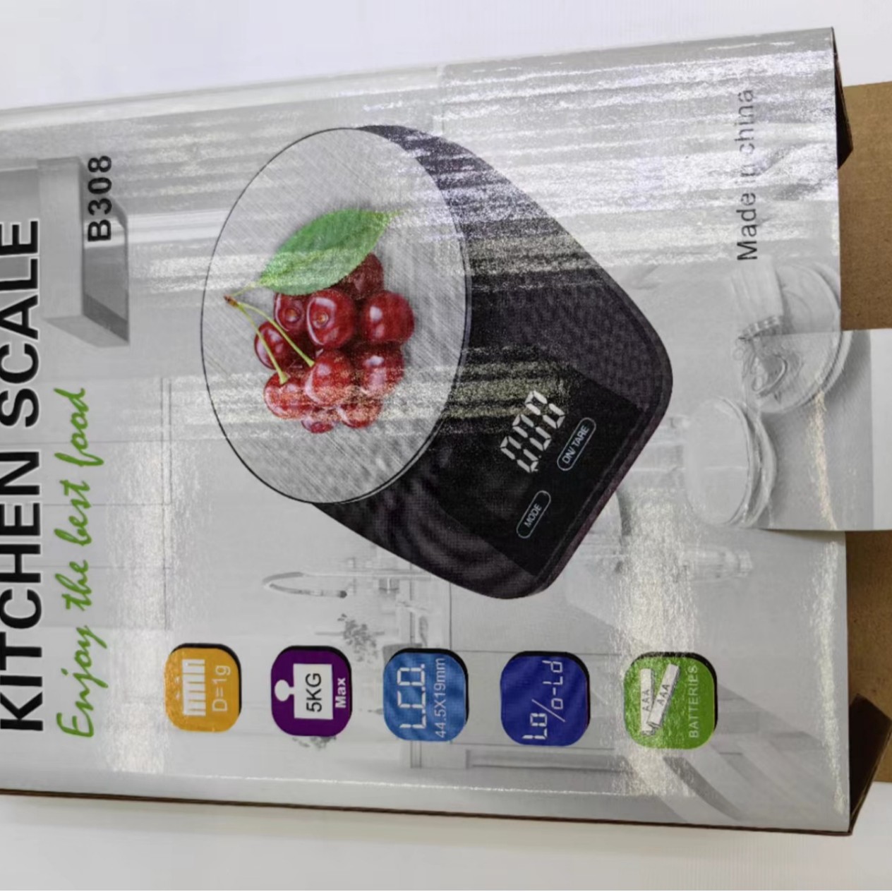 2023 nueva báscula de cocina báscula electrónica báscula de horneado báscula 5kg / 1g báscula retroiluminación