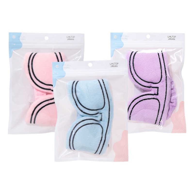 Ueno Ramila shading sueño máscara de ojos coral vellón lavado facial maquillaje banda pelo diadema C0867