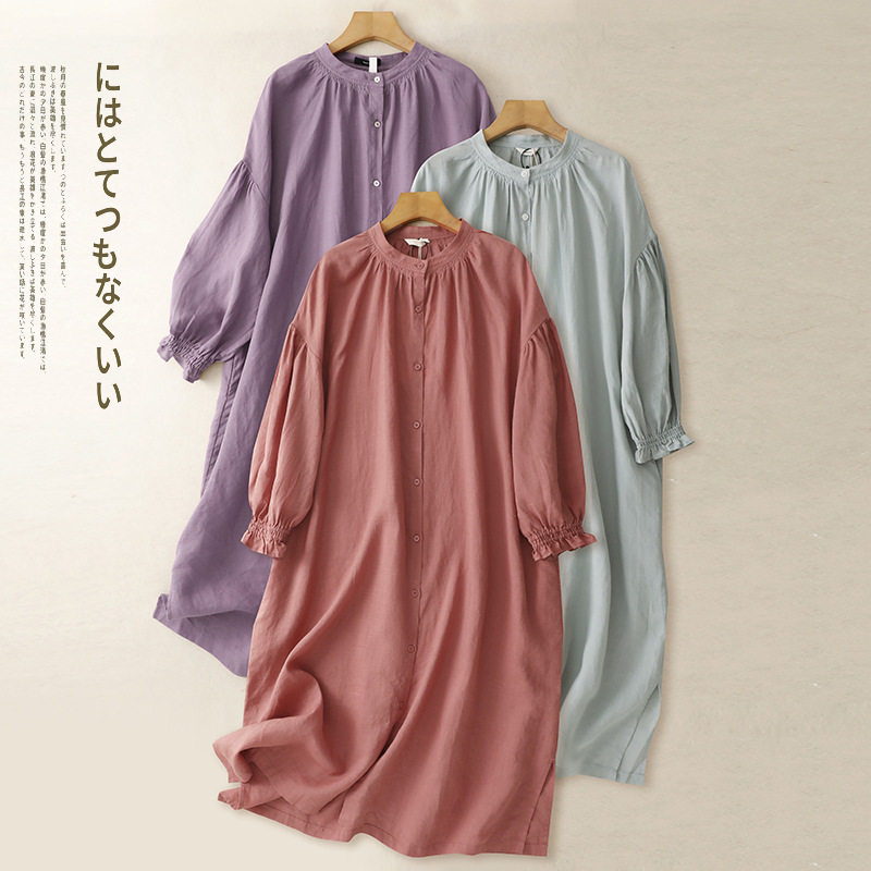 Autumn retro long-sleeve