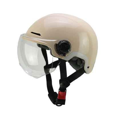 for Delivery and Courier Services, Motosiklet kaskı (dəbilqə) - beige-l
