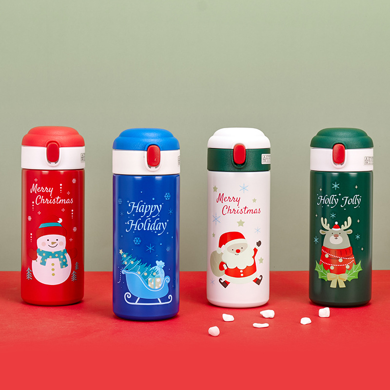 Niedliche Edelstahl Trinkflasche Für Kinder Im Wald Design_voghion.com