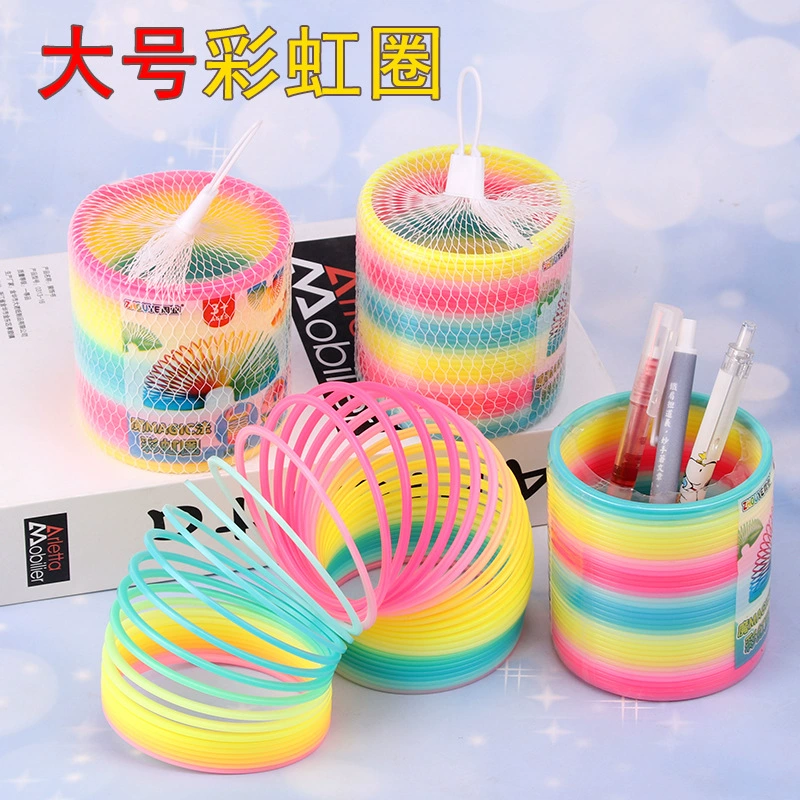 Big plastic Slinky, rainbow tower, wholesale
