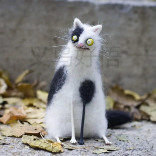 ���Q��Ĭ��������Wool  Felt Familiars��ë��С�����Ȥ�ֹ���ż