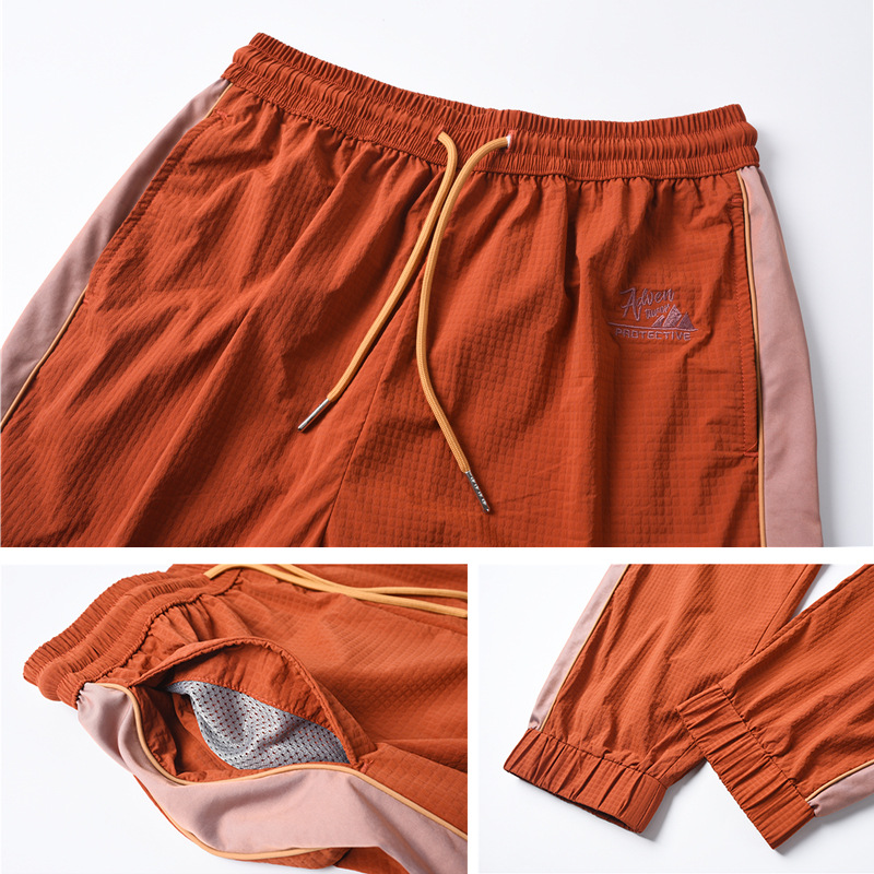 Climbing spring summer thin breathable travel trousers for hiking