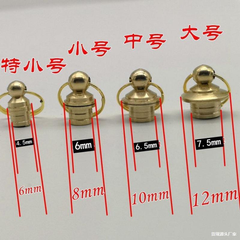 铜盖葫芦 配件小铜口葫芦盖铜口铜件文玩镶口鼻烟壶木质见描述商