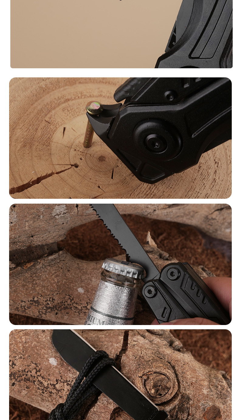 Multifunktionel campinghammer med tang og ildstål_voghion.com