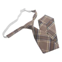 JK Tie College Style клетчатая ленивая японская Униформа рубашка Выпускной фото мужские и женские студенты бесплатно маленький галстук короткий