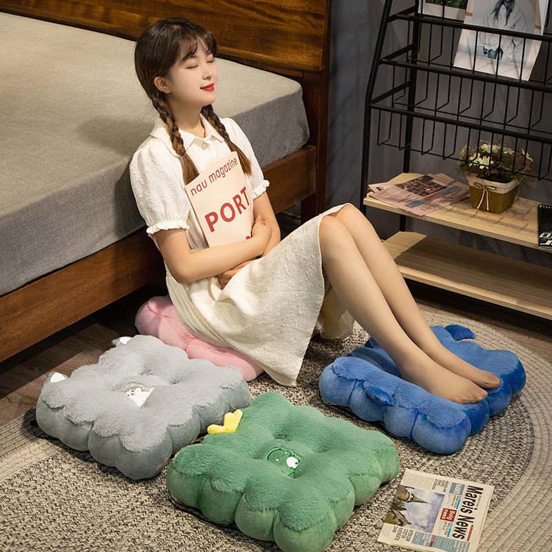 Silla de asiento de cojín, asiento de automóvil, cojín de playa, almohadilla de masa, terraza de tatami flotante, ventana, silla de pelo perezosa para estudiantes