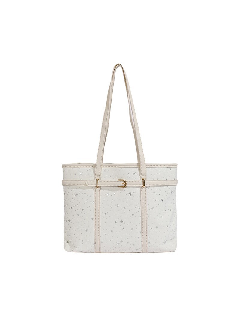 2026 nuevo estilo coreano de impresión de estrellas bolso especial de gran capacidad de viaje bolso de hombro portátil simple bolso de mujer