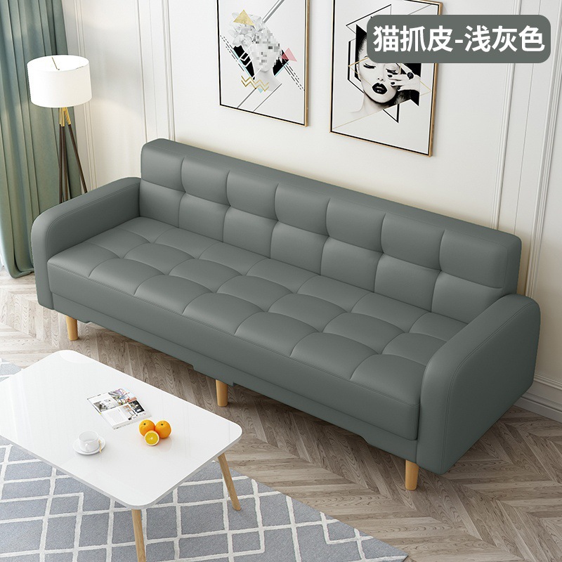 Cat scratch-light gray / Single seat sofa chair (without armrests) 0.6m