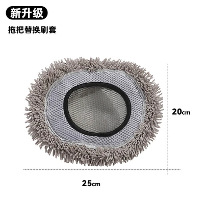 Straight Pole Car Wash Brush, Car cleaning tools - off-white-separate-replacement-headgear