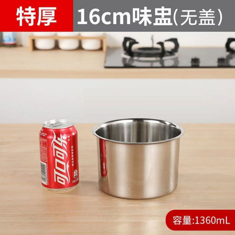 304 de acero inoxidable con tapa caja de sabor de hotel cocina de almacenamiento de pimienta condimento condimento con recipiente de acero