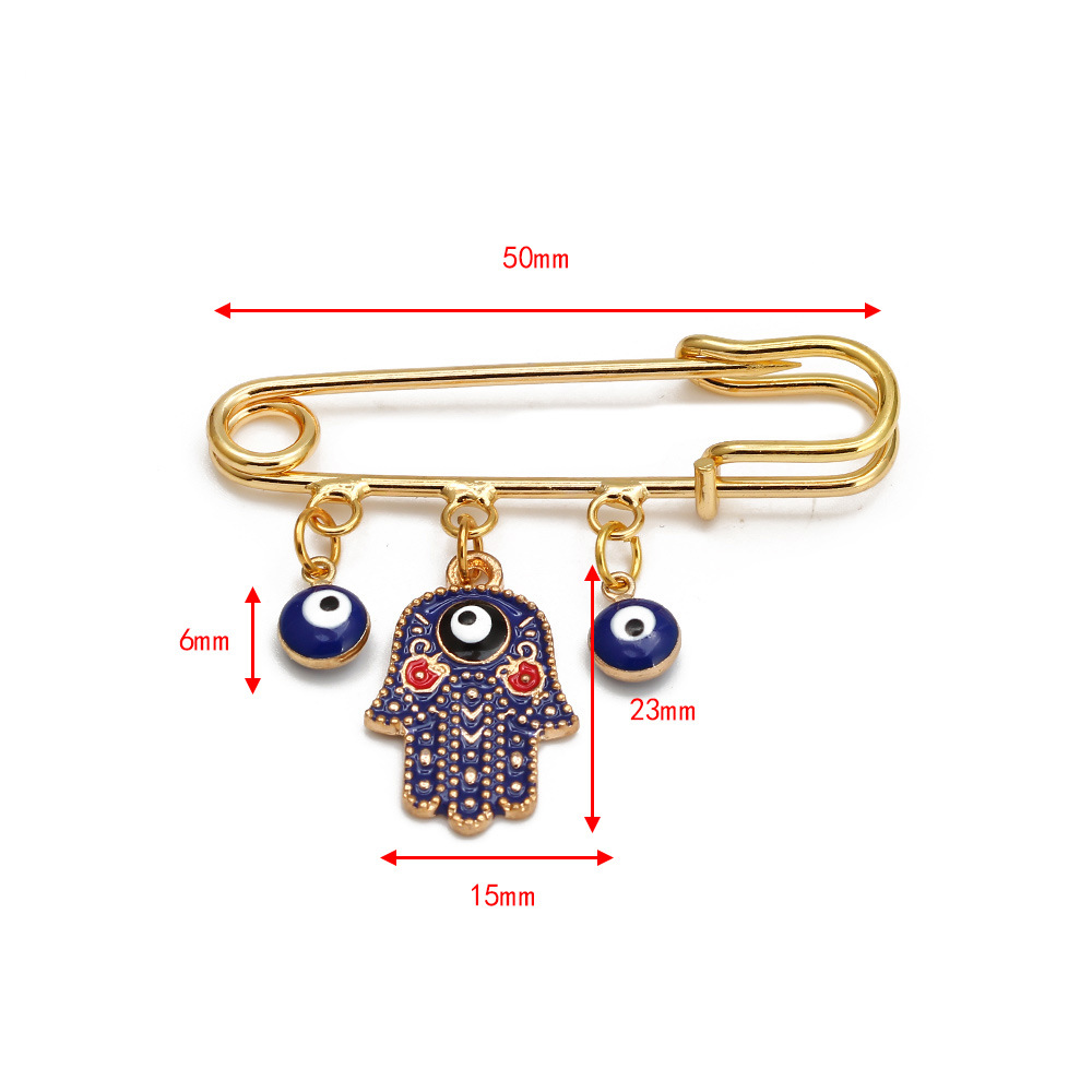 Simple Style Eye Alloy Plating Women's Brooches display picture 21