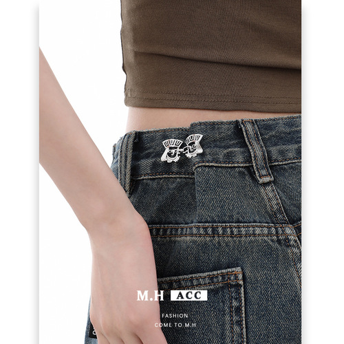 Poker pants waist tightening jeans waist tightening gadget new fixed cap pants waist large waist adjustment waist small waist button 