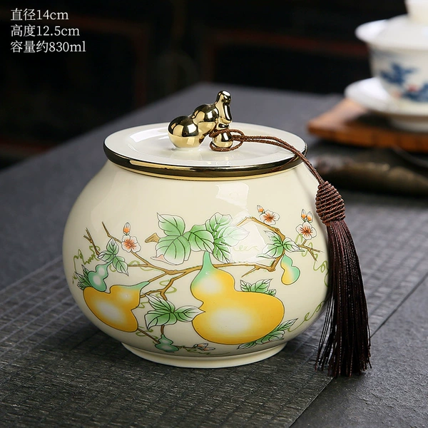 Gourd cover-Wuhu Nafu leaf jar